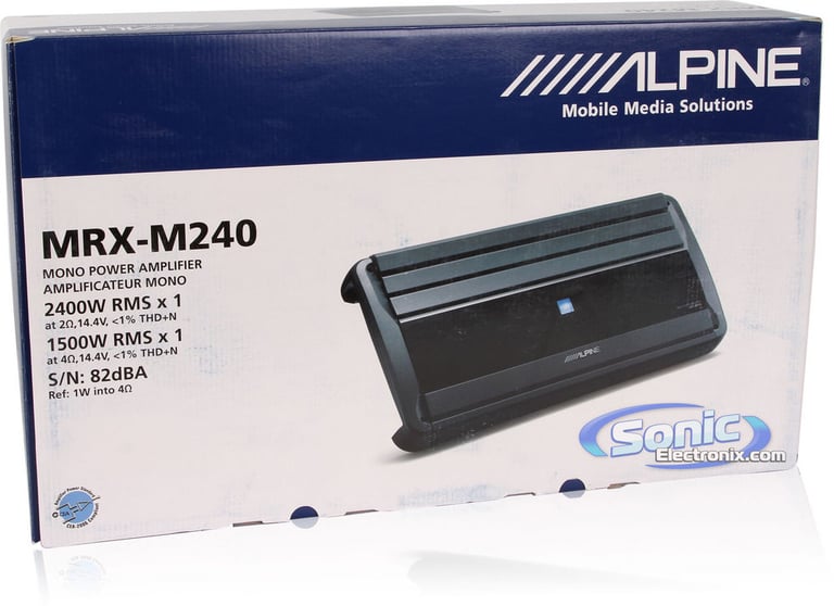 Alpine MRX-M240 Image 9
