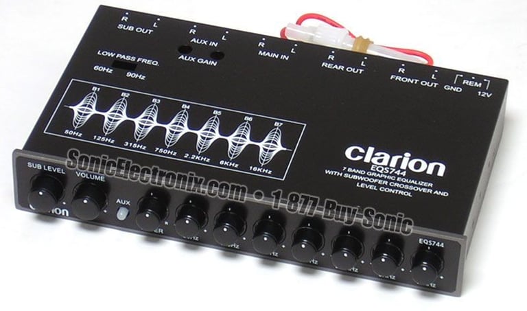 Clarion EQS744 7-Band Equalizer Image 1