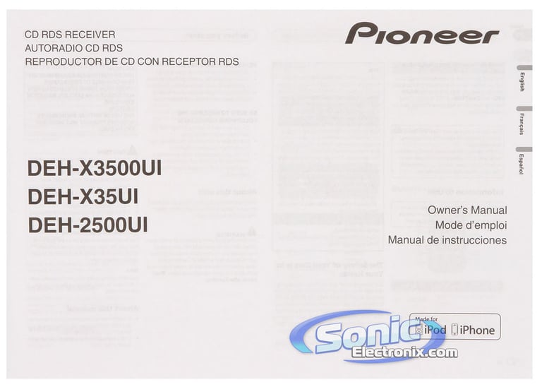 Pioneer DEH-2500UI Image 8