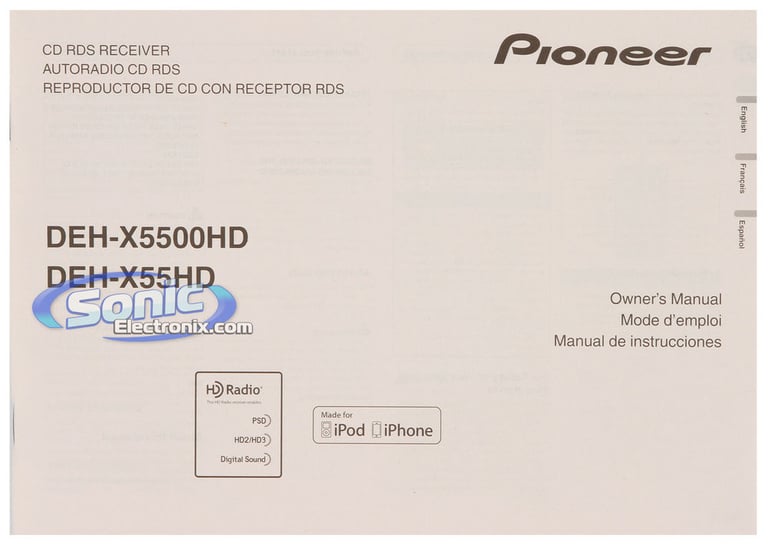 Pioneer DEH-X5500HD Image 8