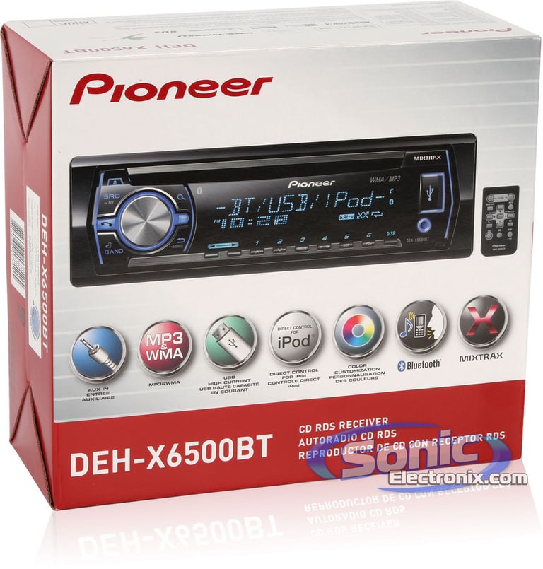 Pioneer DEH-X6500BT Open Box  Image 9