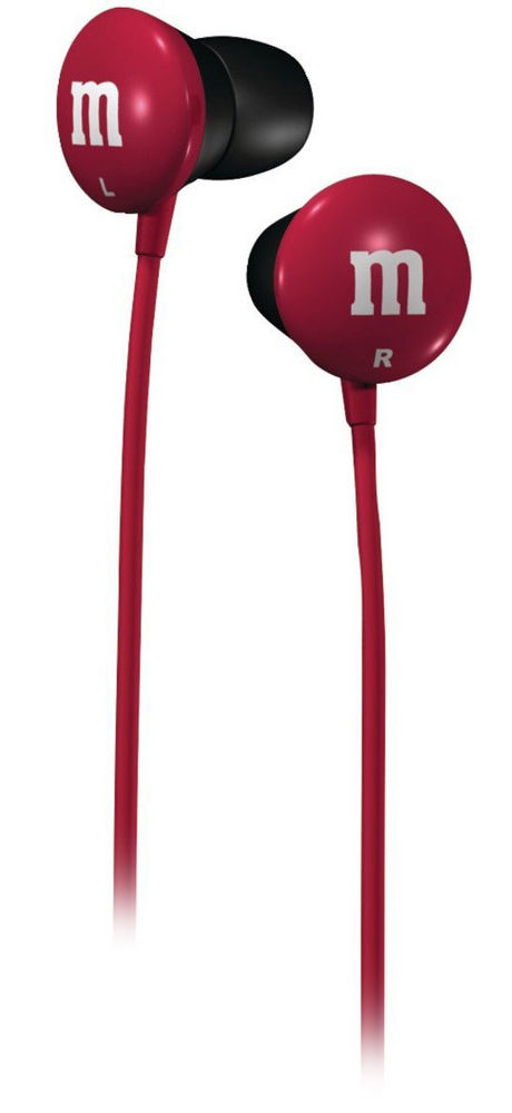 Maxell MMEB-R (190550) Red M&M In-Ear Headphones/Earphones Image 1