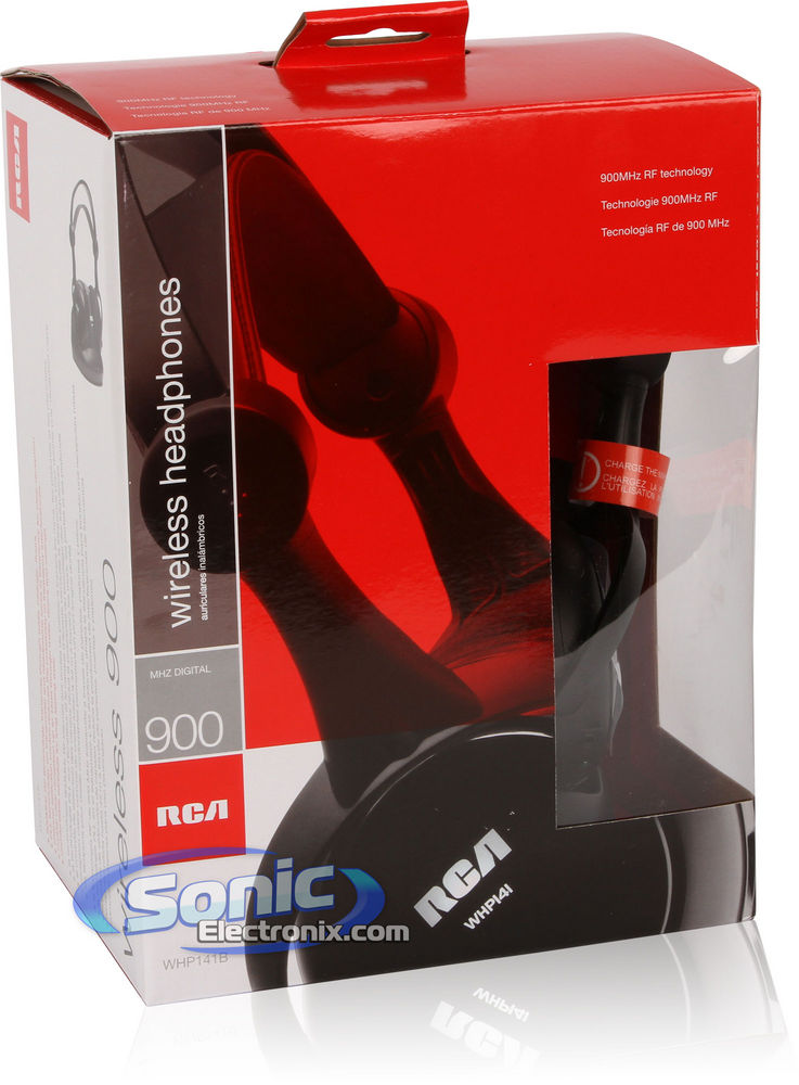 RCA WHP141B Wireless Headphones (Open Box, Complete) Image 11