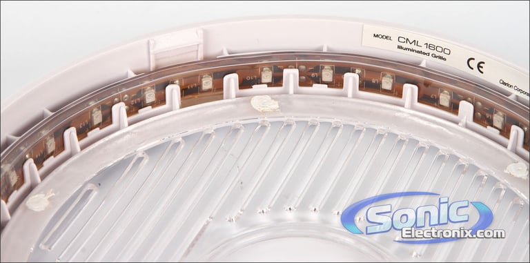 Clarion CML1600 Marine Illuminated Subwoofer Grille Image 5