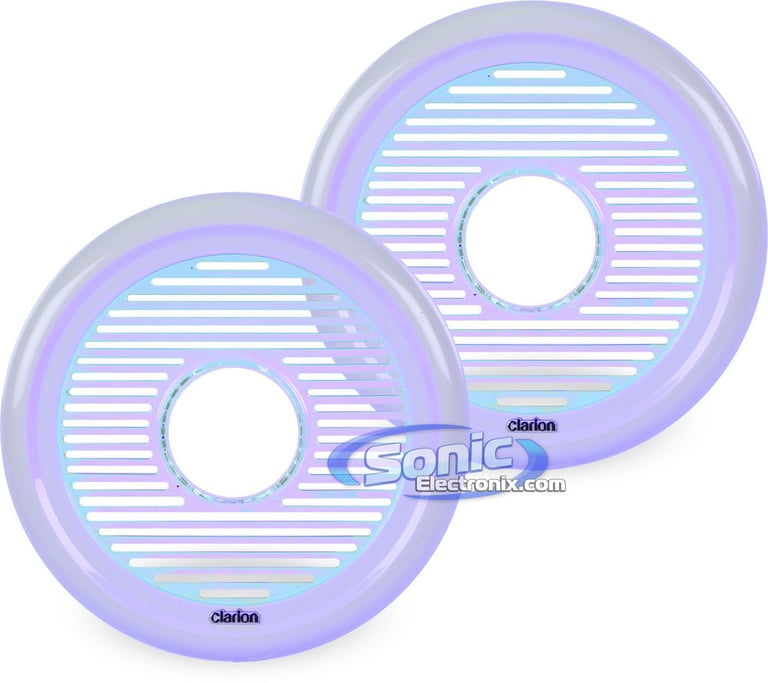 Clarion CML1600 Marine Illuminated Subwoofer Grille Image 1