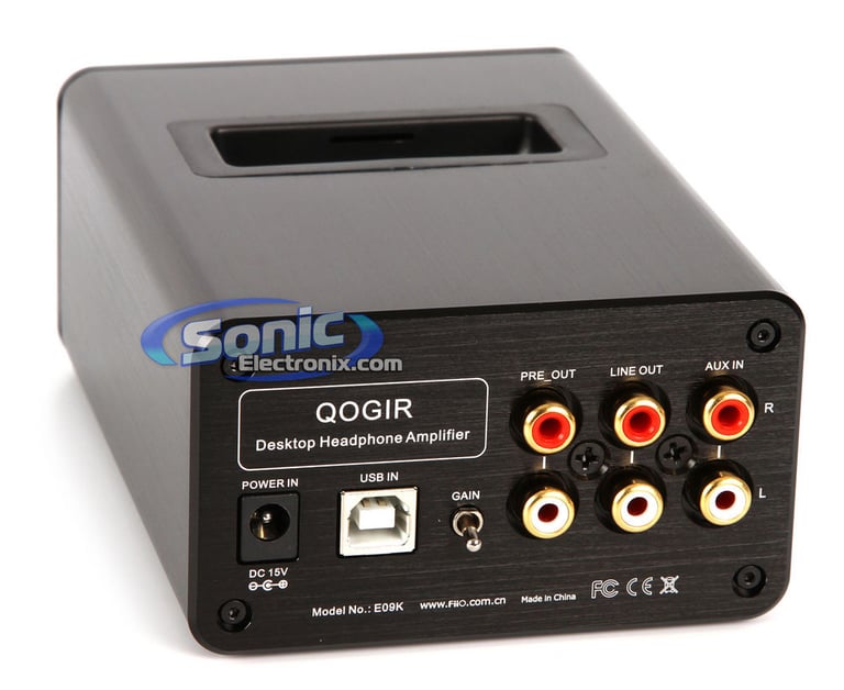 FiiO E09K/E9K - QOGIR Desktop Headphone Amplifier with E17 Dock Image 6