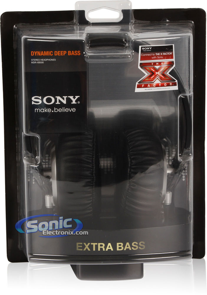 Sony MDR-XB500 Extra Bass Headphones with 40mm Drivers Image 7