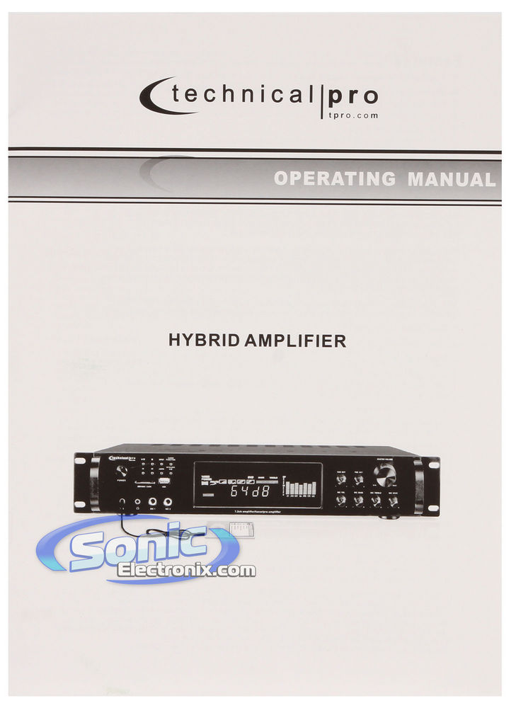 Technical Pro HB-2502U Image 11