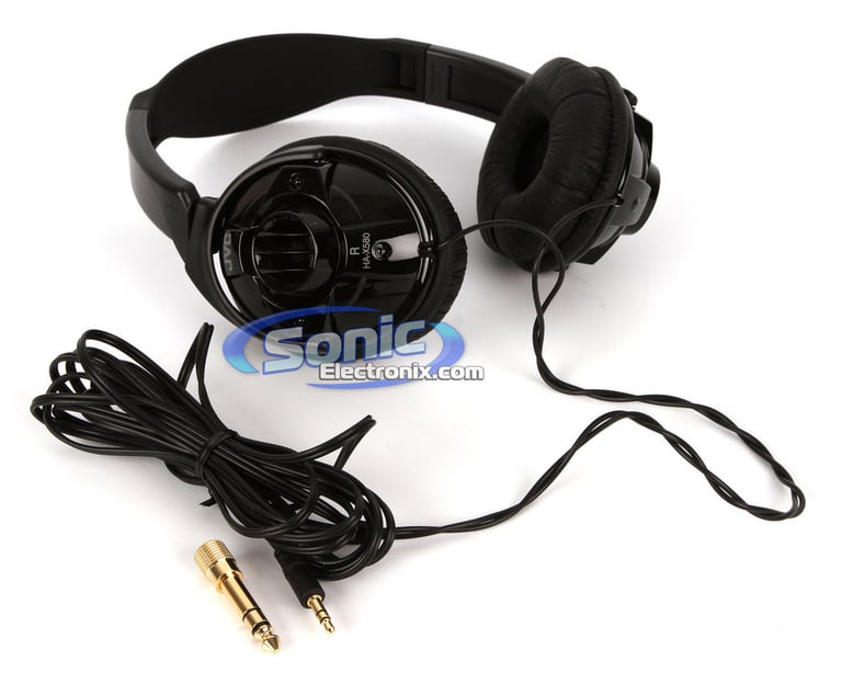 JVC HAX580 (HA-X580) Foldable DJ Headphones Image 2
