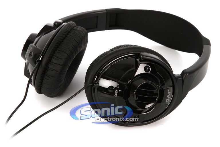 JVC HAX580 (HA-X580) Foldable DJ Headphones Image 3