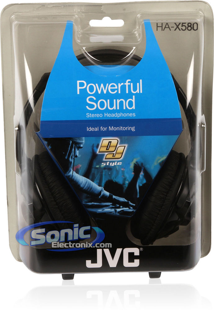 JVC HAX580 (HA-X580) Foldable DJ Headphones Image 6