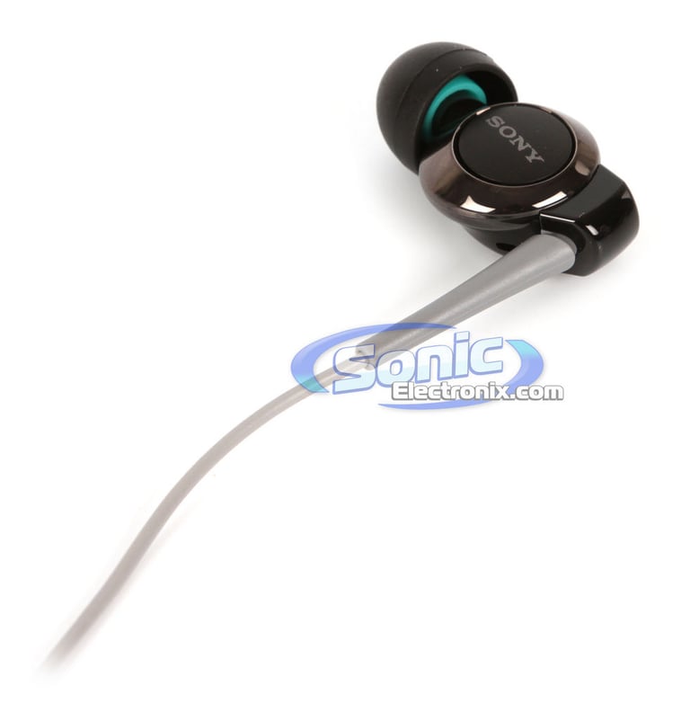 Sony MDR-EX210B/BLK (MDREX210/BLK) Stereo In-Ear Monitors - Black Image 2