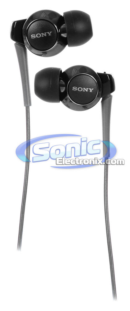 Sony MDR-EX210B/BLK (MDREX210/BLK) Stereo In-Ear Monitors - Black Image 1