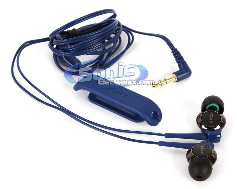 Sony MDR-EX210B/BLU (MDREX210-BLUE) Stereo In-Ear Monitors - Blue Image 8