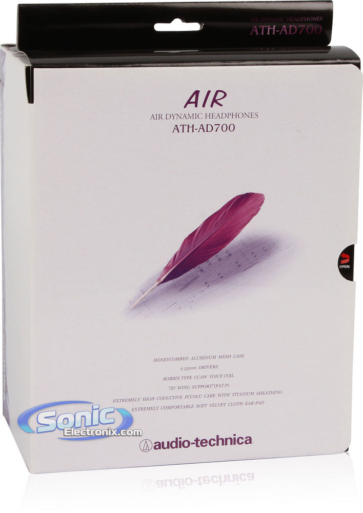 Audio Technica ATH-AD700 (ATHAD700) Open-Air Audiophile Headphones - Open Box/Complete Image 7