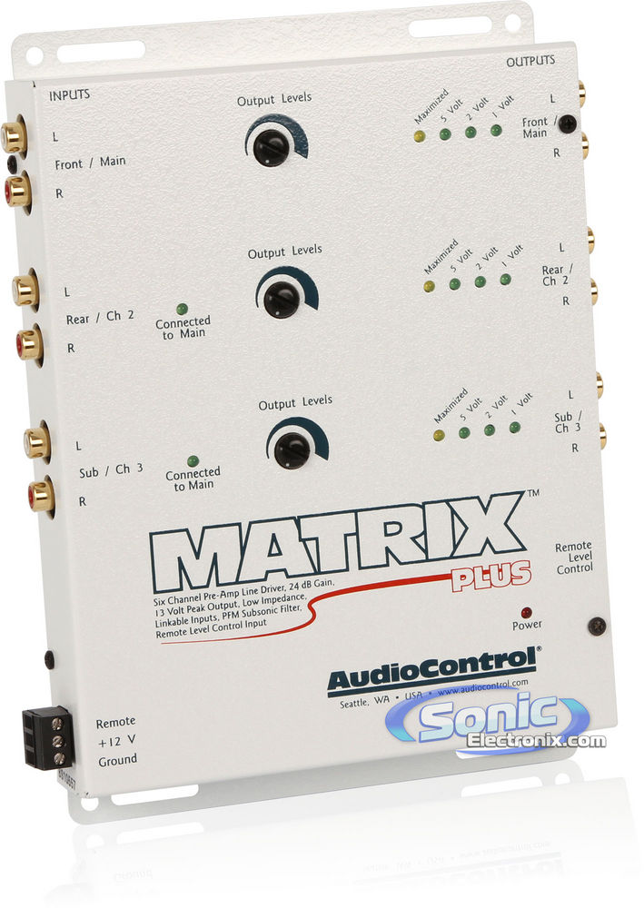 AudioControl MATRIX PLUS (Note: this will ship in Black color) Image 1