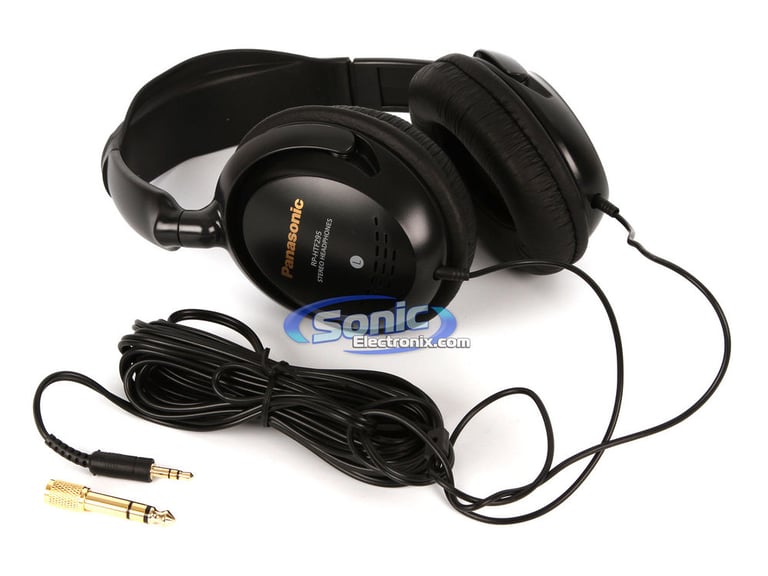 Panasonic RP-HTF295-K (RPHTF295) Full Size Over Ear Headphones-Black Image 2