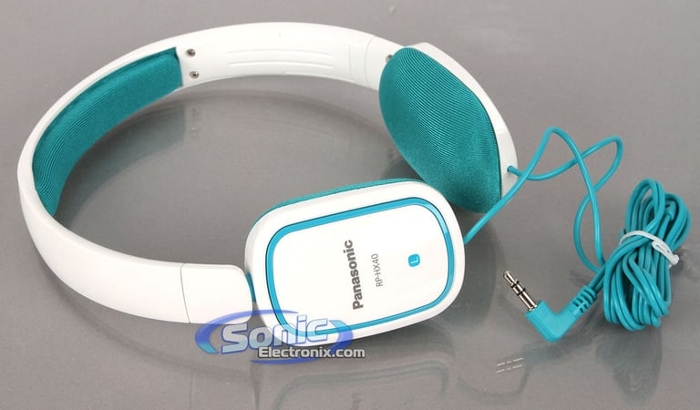 Panasonic RP-HX40-A (Blue) Light Weight On-Ear Monitors Image 2