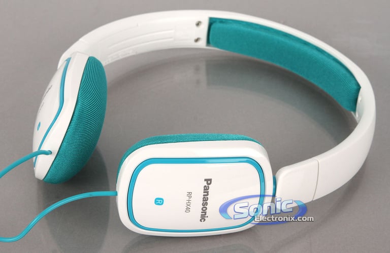 Panasonic RP-HX40-A (Blue) Light Weight On-Ear Monitors Image 3