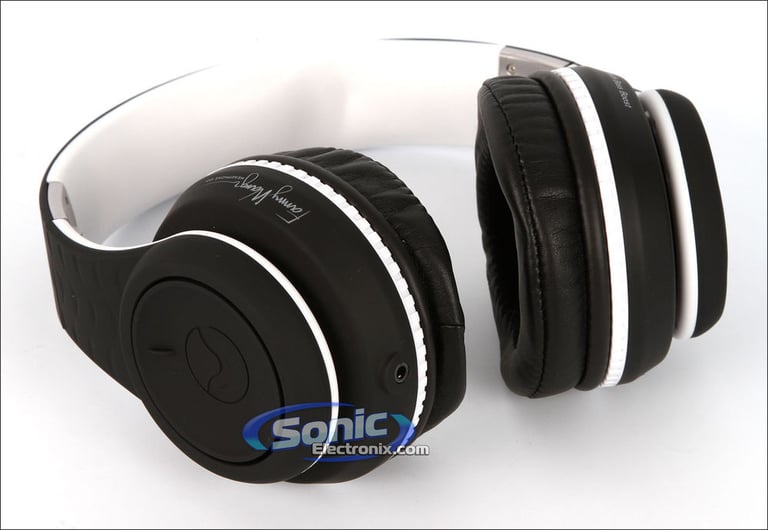 Fanny Wang FW-2003-BLK-WHI Bass Boost Headphones Image 3