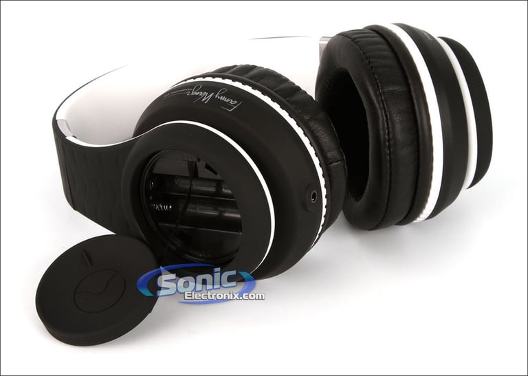 Fanny Wang FW-2003-BLK-WHI Bass Boost Headphones Image 6