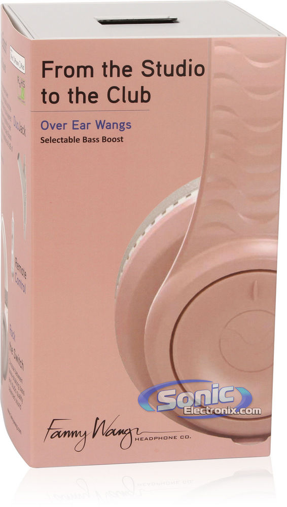 Fanny Wang FW-2003-PNK-WHI Bass Boost Headphones Image 14