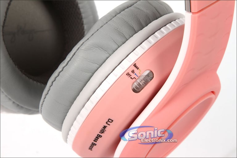 Fanny Wang FW-2003-PNK-WHI Bass Boost Headphones Image 7
