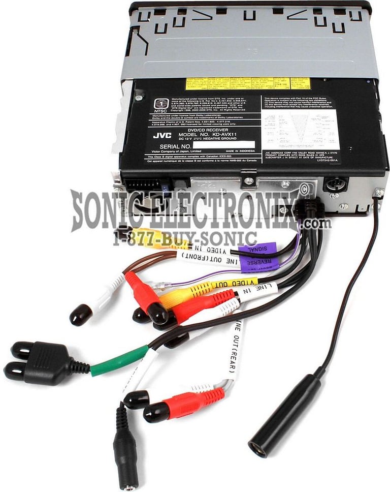 JVC KD-AVX11 Factory R/B Image 5