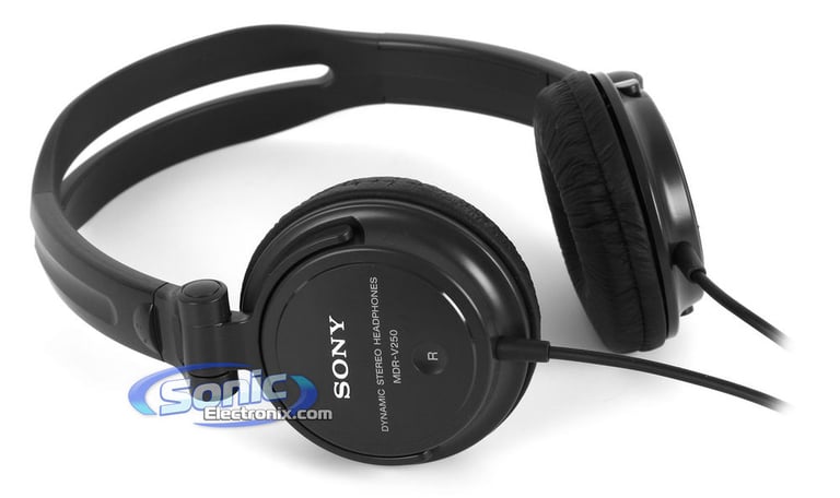Sony MDR-V250V (MDRV250V) Studio Monitor Headphones With Volume Control Image 3