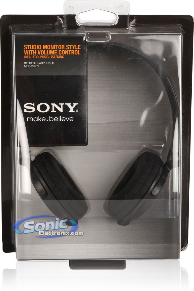 Sony MDR-V250V (MDRV250V) Studio Monitor Headphones With Volume Control Image 9