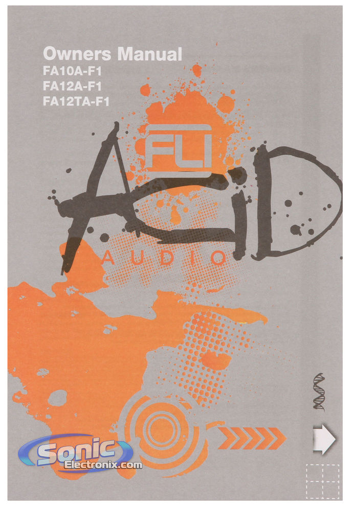 FLI Audio FA10A-F1 R/B Image 7
