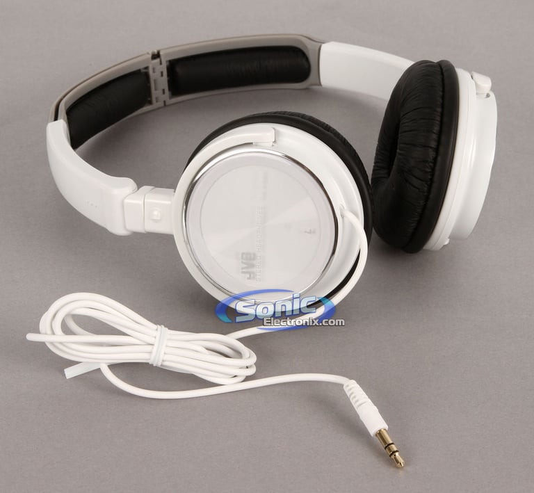 JVC HAS360W Foldable Headphones (HA-S360W) Image 2