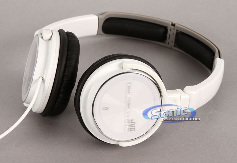 JVC HAS360W Foldable Headphones (HA-S360W) Image 3