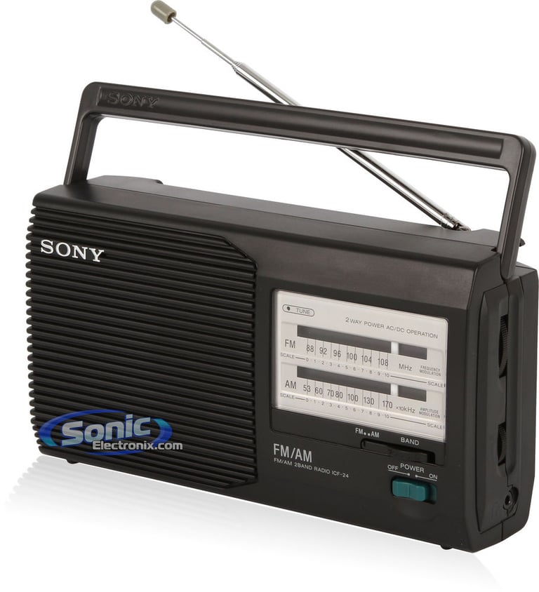 Sony ICF-24 (ICF24) Portable AM/FM Walkman Radio Image 2