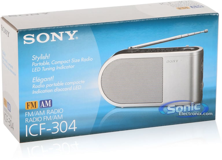 Sony ICF-304 (ICF304) Portable AM/FM Radio Image 7