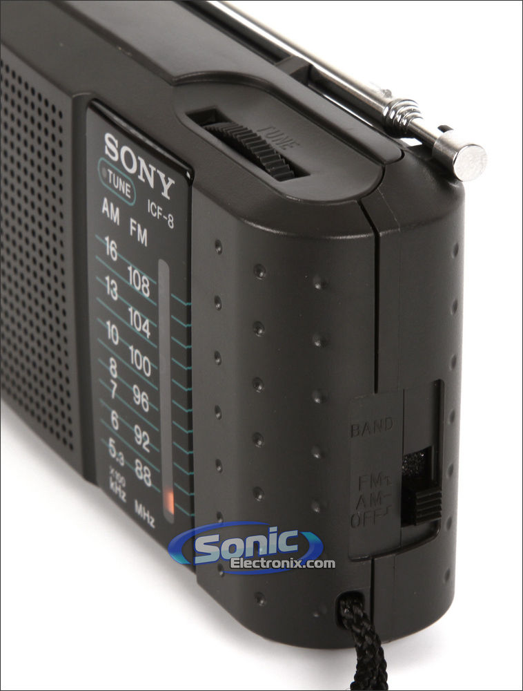 Sony ICF-8 (ICF8) Portable AM/FM Transistor Radio Speaker Image 4