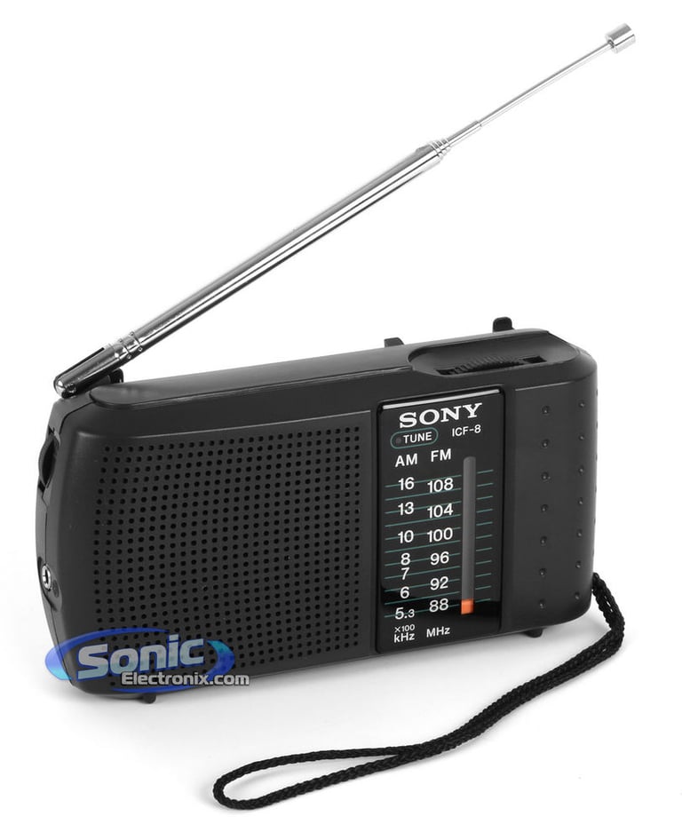 Sony ICF-8 (ICF8) Portable AM/FM Transistor Radio Speaker Image 1