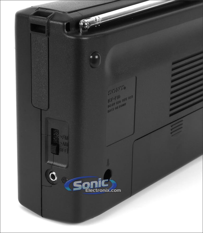 Sony ICF-F10 Portable AM/FM Transistor Radio Speaker System (ICFF10) Image 5