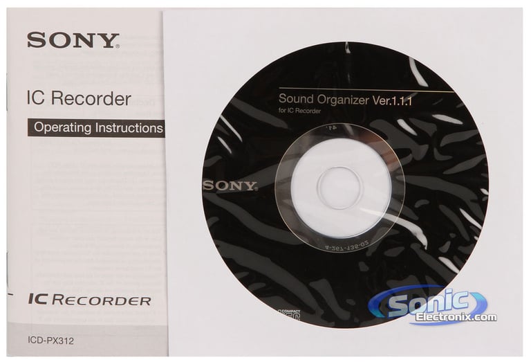 Sony ICD-PX312 (ICDPX312) Digital Flash Voice Recorder Open Box Image 8