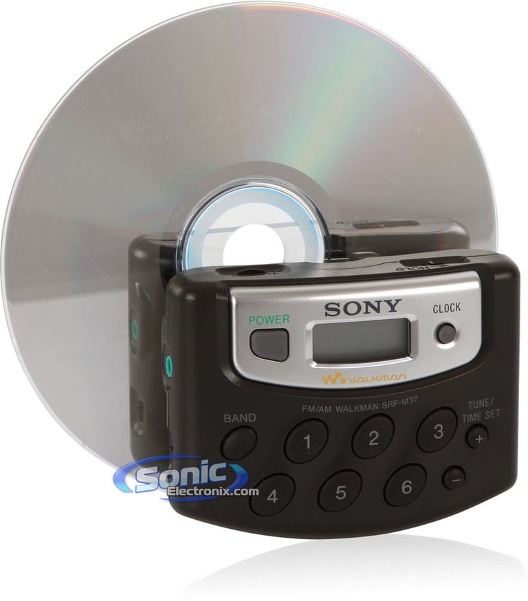 Sony SRF-M37/B (SRFM37/B) Portable Walkman AM/FM Radio - Black Image 3