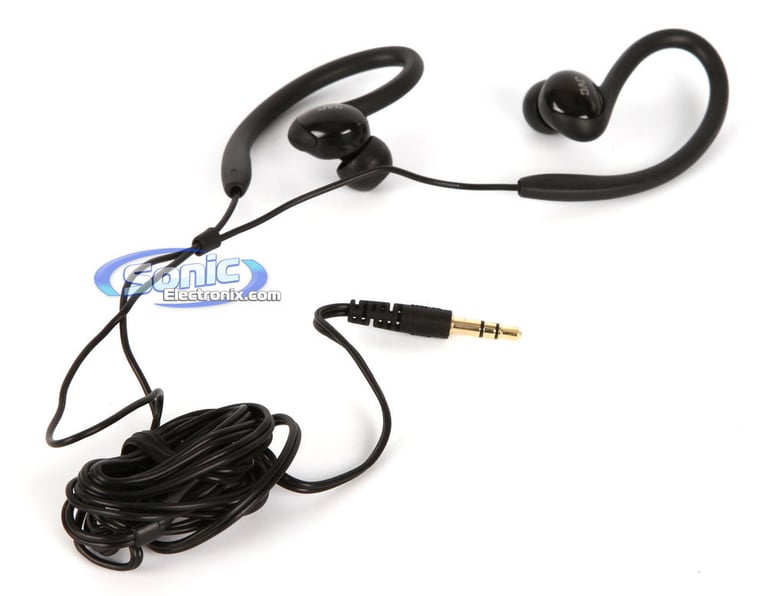 JVC HAEBX5B (HA-EBX5-B) Black Sports-Clip In-Ear Headphones Image 4