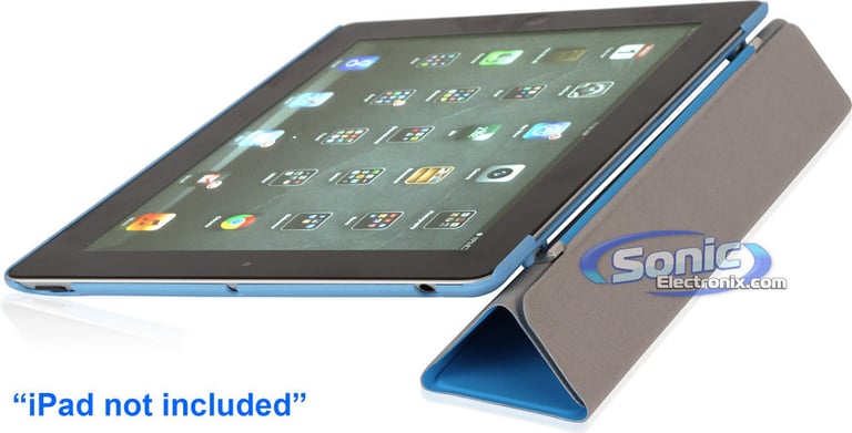 D2BL Sky Blue iPad Protection Case/Cover for Current/New iPad Generation 4, Generation 3 and iPad 2 Image 3