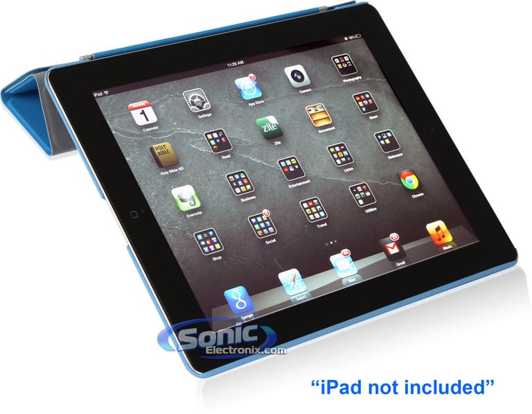 D2BL Sky Blue iPad Protection Case/Cover for Current/New iPad Generation 4, Generation 3 and iPad 2 Image 4