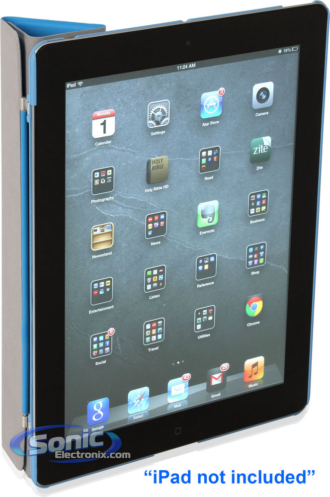D2BL Sky Blue iPad Protection Case/Cover for Current/New iPad Generation 4, Generation 3 and iPad 2 Image 7