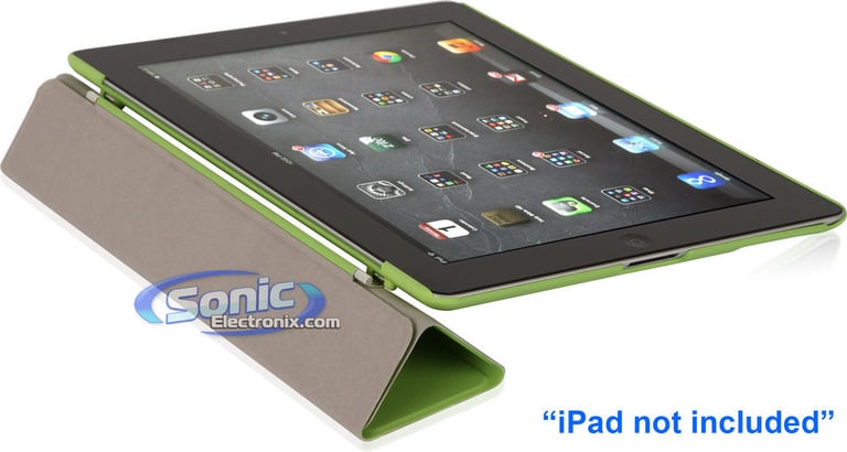 D2GN Lime Green iPad Protection Case/Cover for Current/New iPad Generation 4, Generation 3 and iPad 2 Image 2