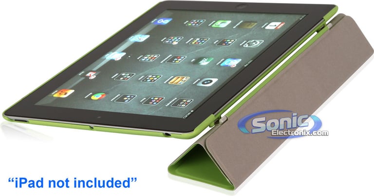 D2GN Lime Green iPad Protection Case/Cover for Current/New iPad Generation 4, Generation 3 and iPad 2 Image 3