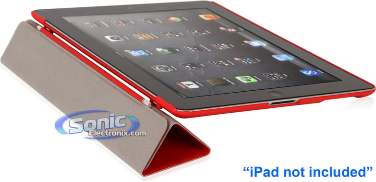 D2RD Candy Apple Red iPad Protection Case/Cover for Current/New iPad Generation 4, Generation 3 and iPad 2 Image 2