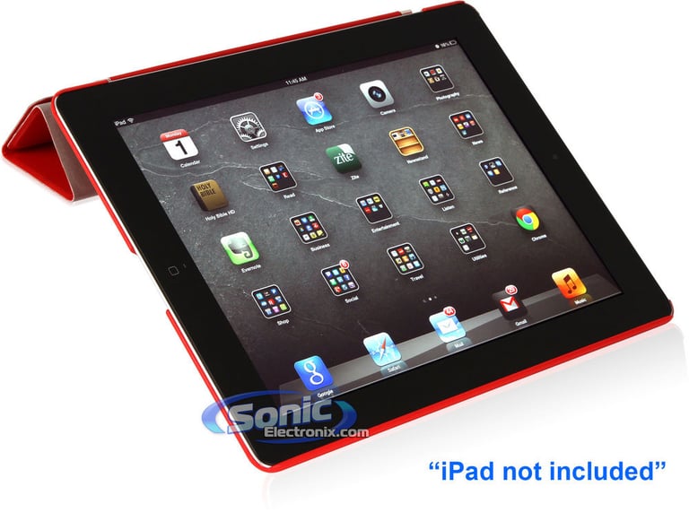 D2RD Candy Apple Red iPad Protection Case/Cover for Current/New iPad Generation 4, Generation 3 and iPad 2 Image 4