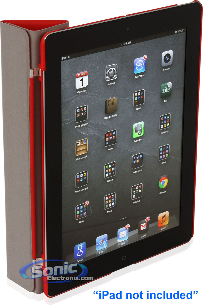 D2RD Candy Apple Red iPad Protection Case/Cover for Current/New iPad Generation 4, Generation 3 and iPad 2 Image 7