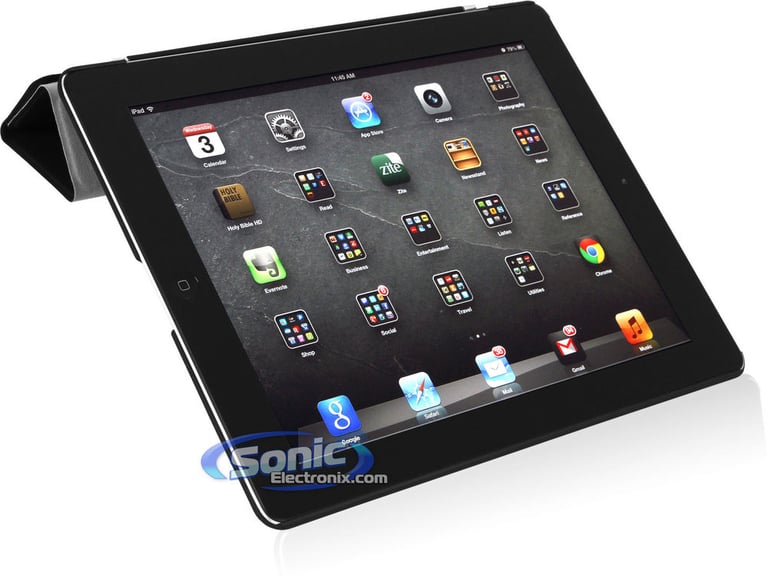 D2BK Matte Black iPad Protection Case/Cover for Current/New iPad Generation 4, Generation 3 and iPad 2 Image 4
